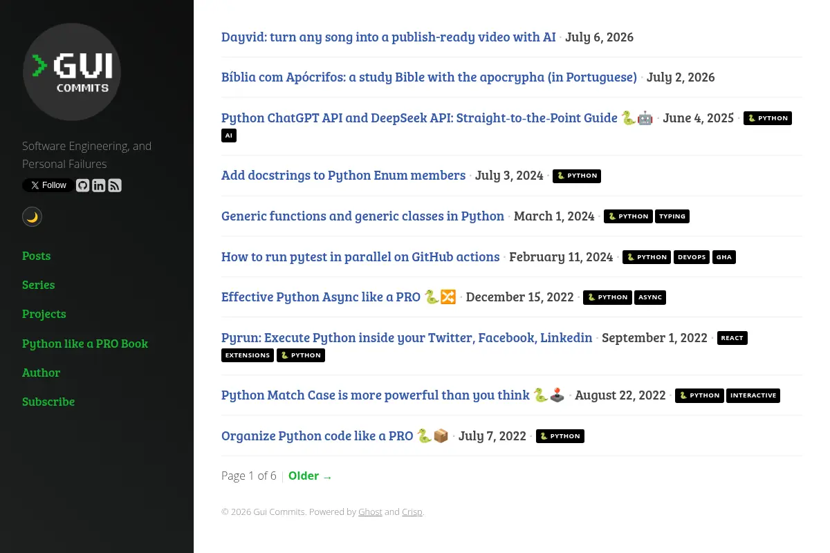 Gui Commits
