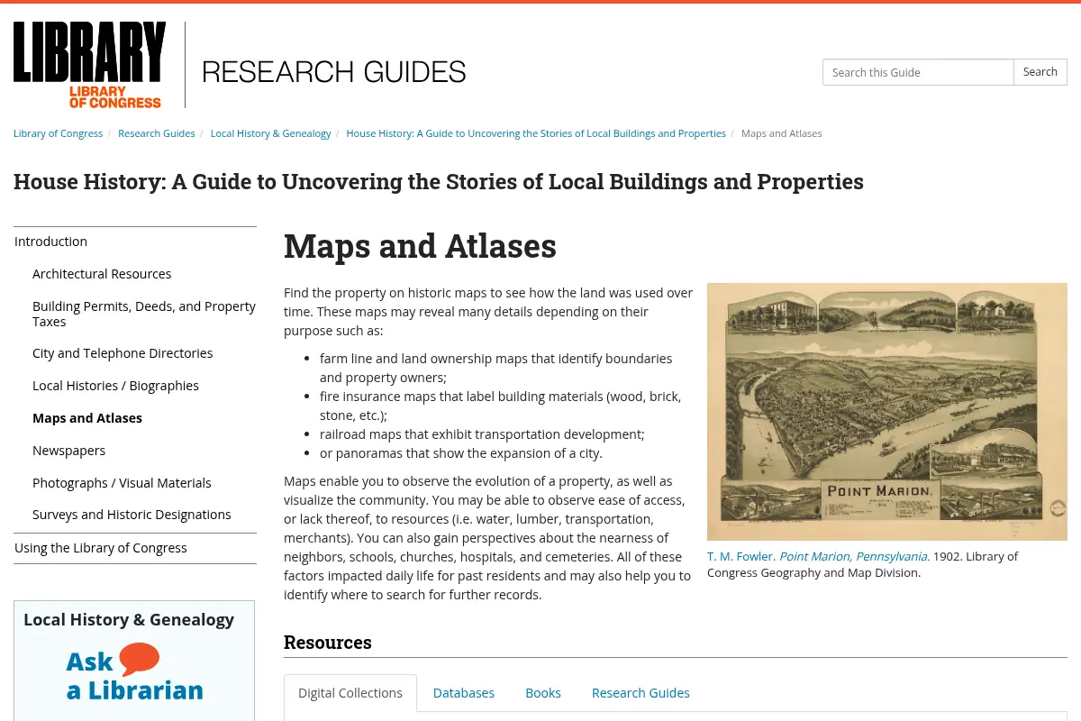 Maps and Atlases - House History: A Guide to Uncovering the Stories of Local Buildings and Properties