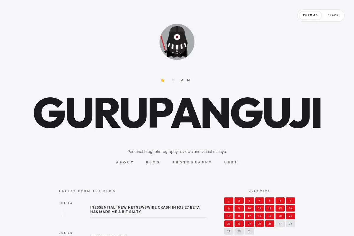 @gurupanguji // Photography Reviews, Essays, and Blog
