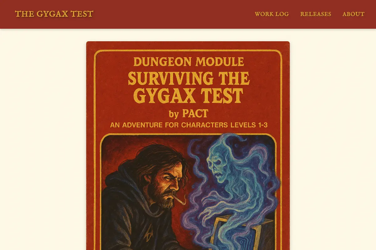 The Gygax Test