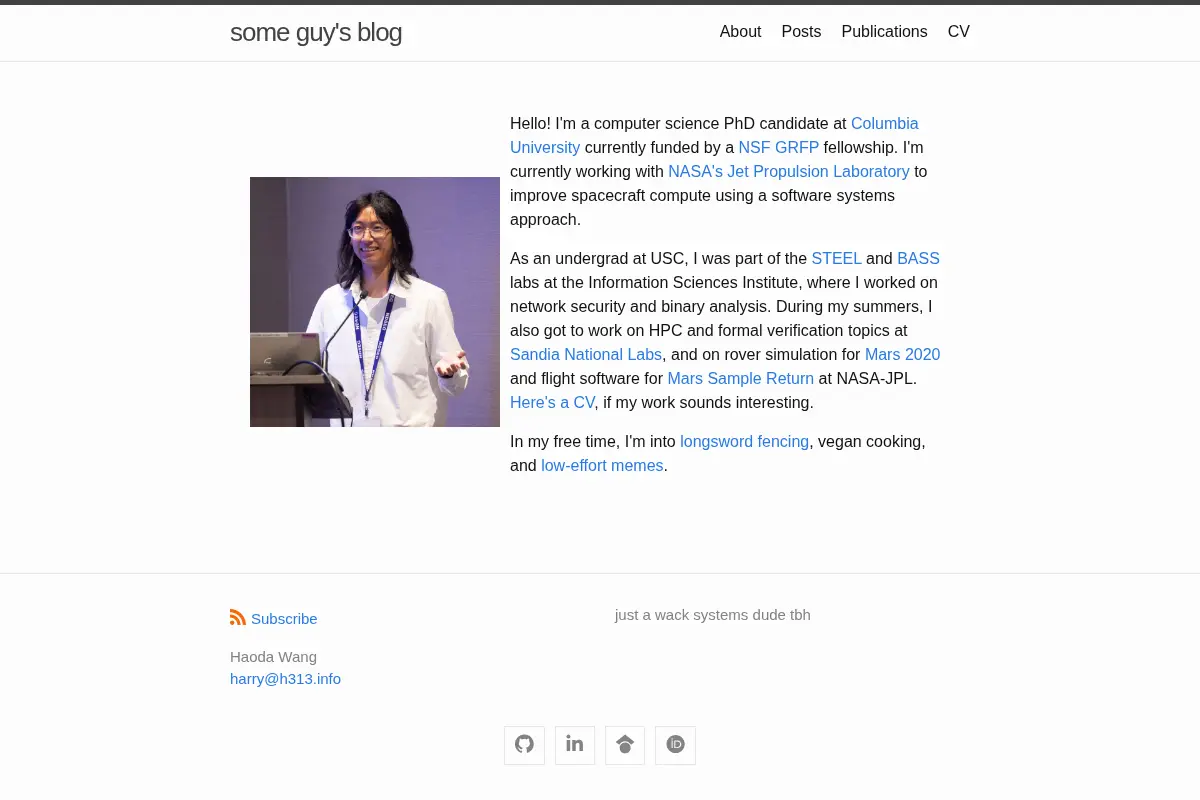 some guy’s blog