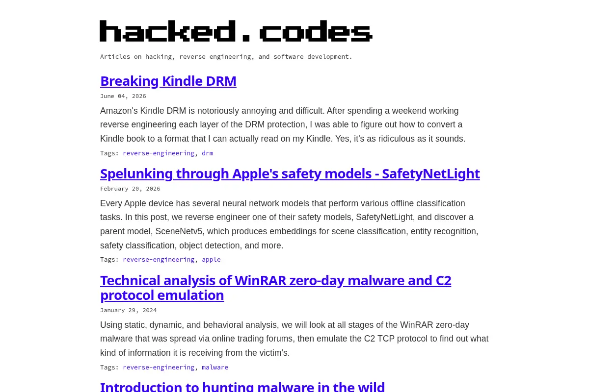 hacked.codes
