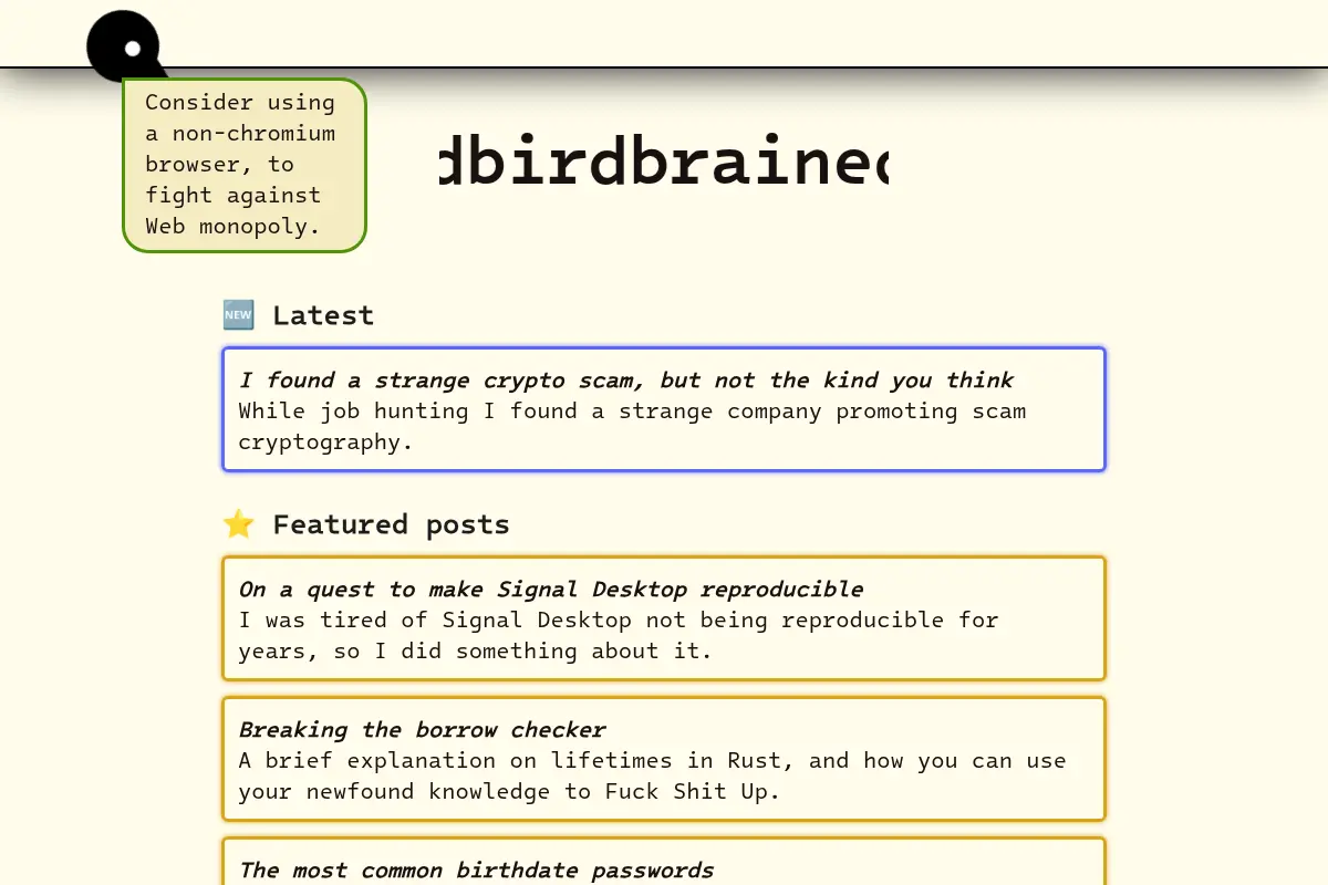 BIRDBRAINED