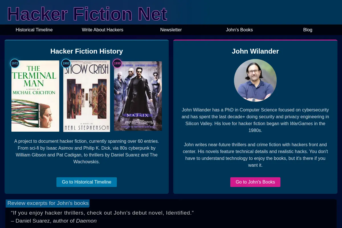 Hacker Fiction Net