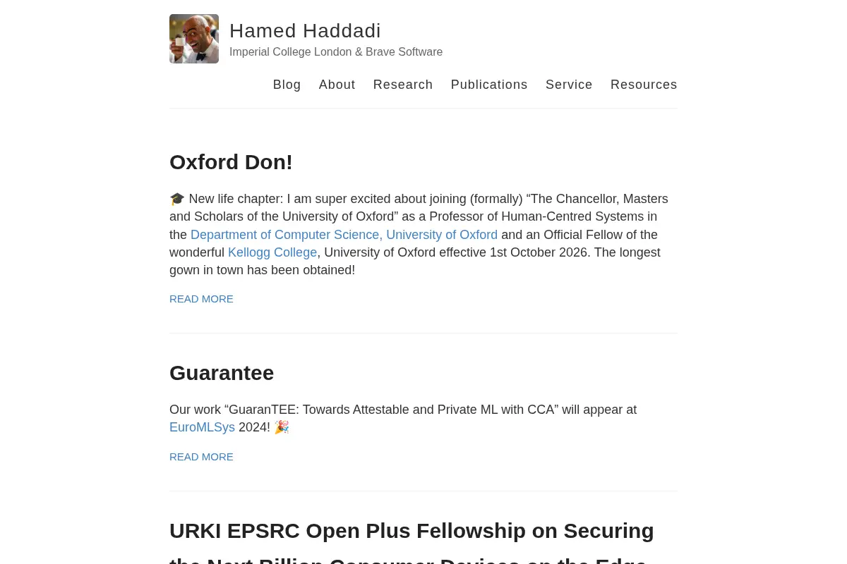 Hamed Haddadi – Imperial College London & Brave Software