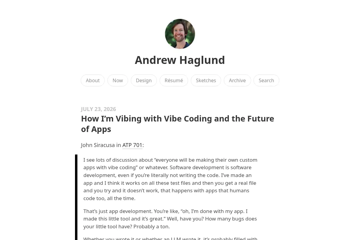 Andrew Haglund