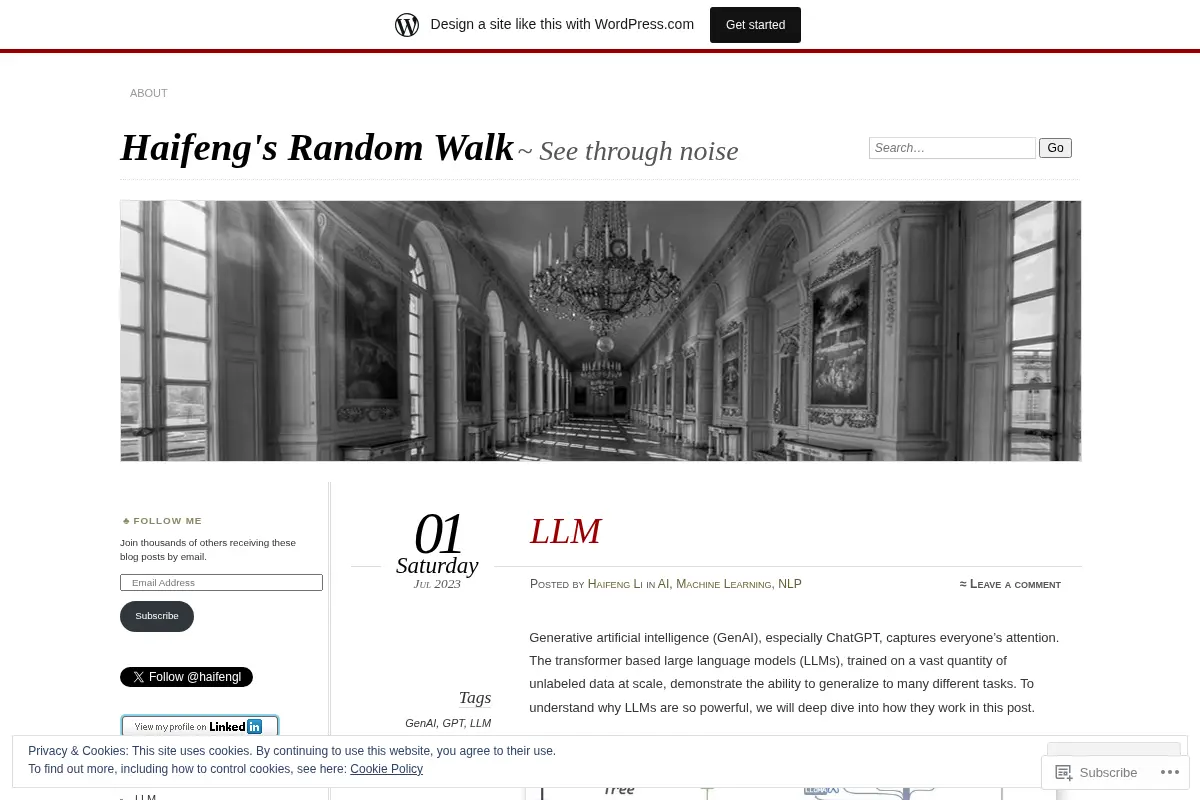 Haifeng's Random Walk