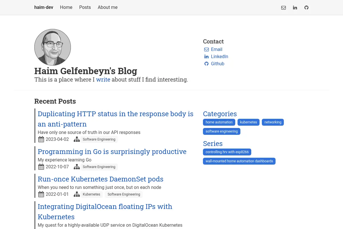 Haim Gelfenbeyn's Blog