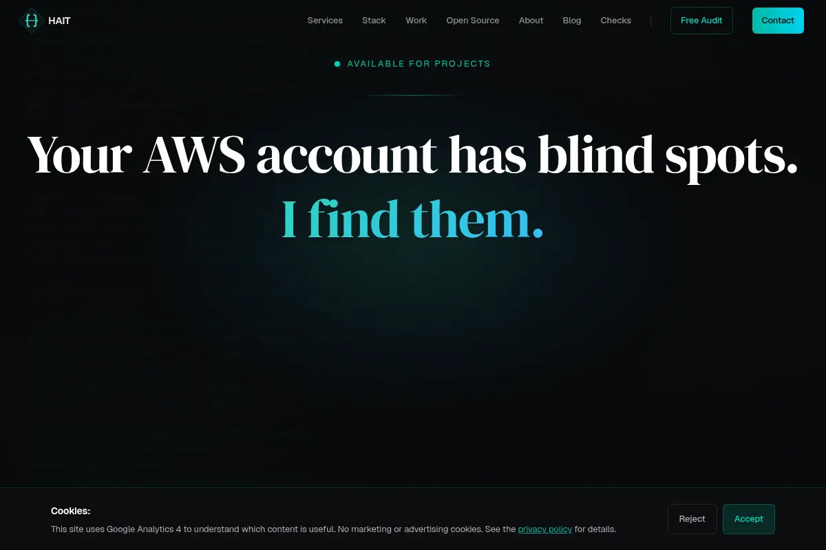 AWS Security Review & Cloud Consulting | HAIT