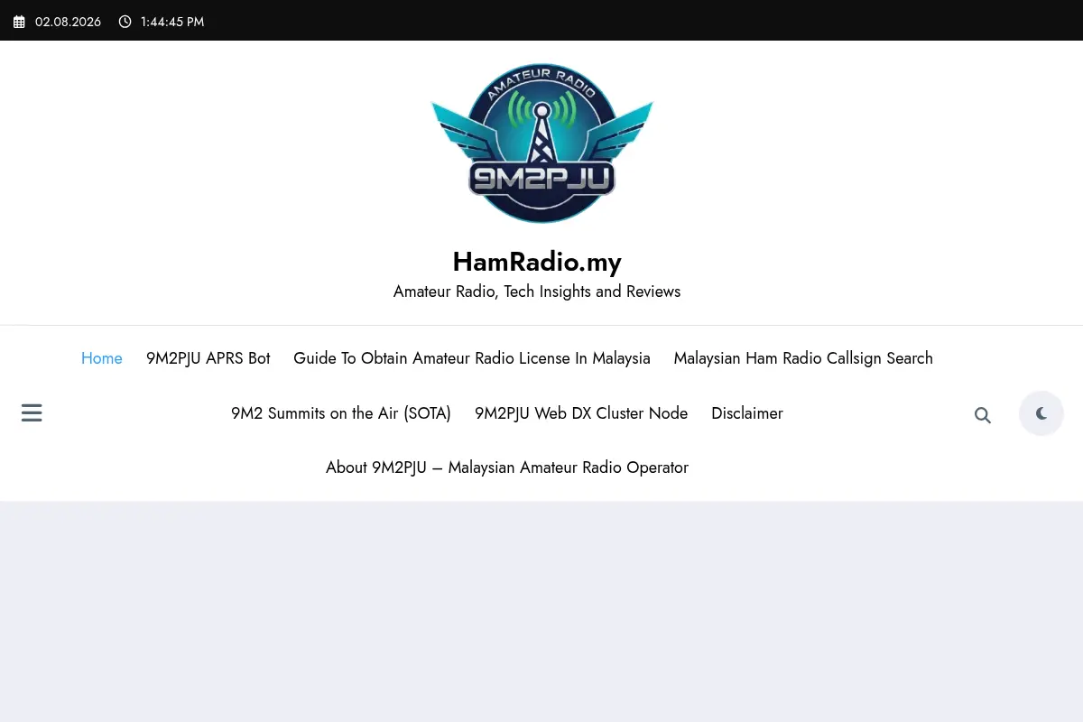 HamRadio.my - Amateur Radio, Tech Insights and Reviews