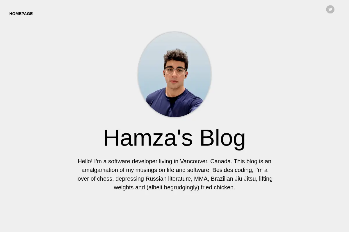 Hamza's Blog