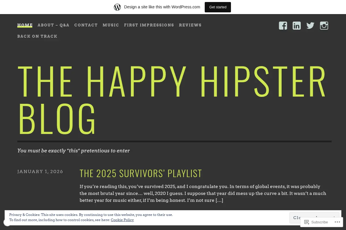 The Happy Hipster Blog