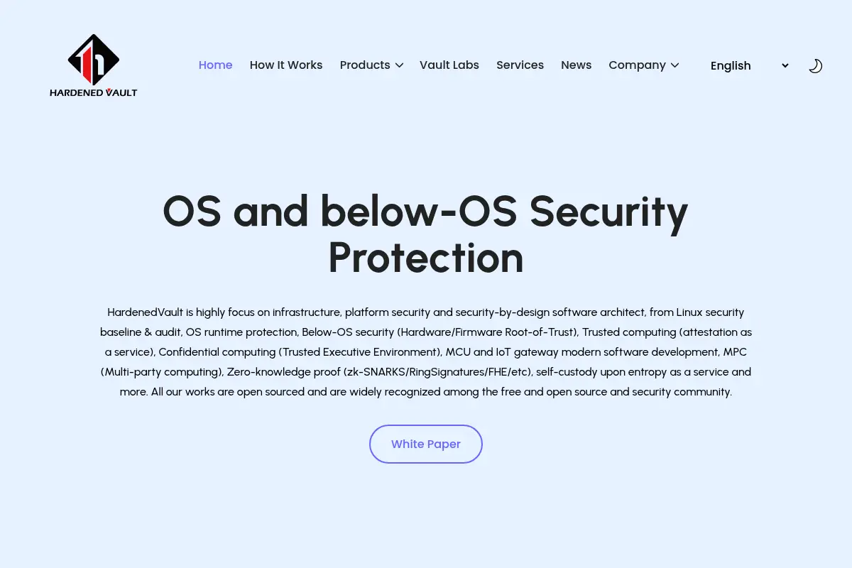 HardenedVault - Building Your Own Cyber Bunker