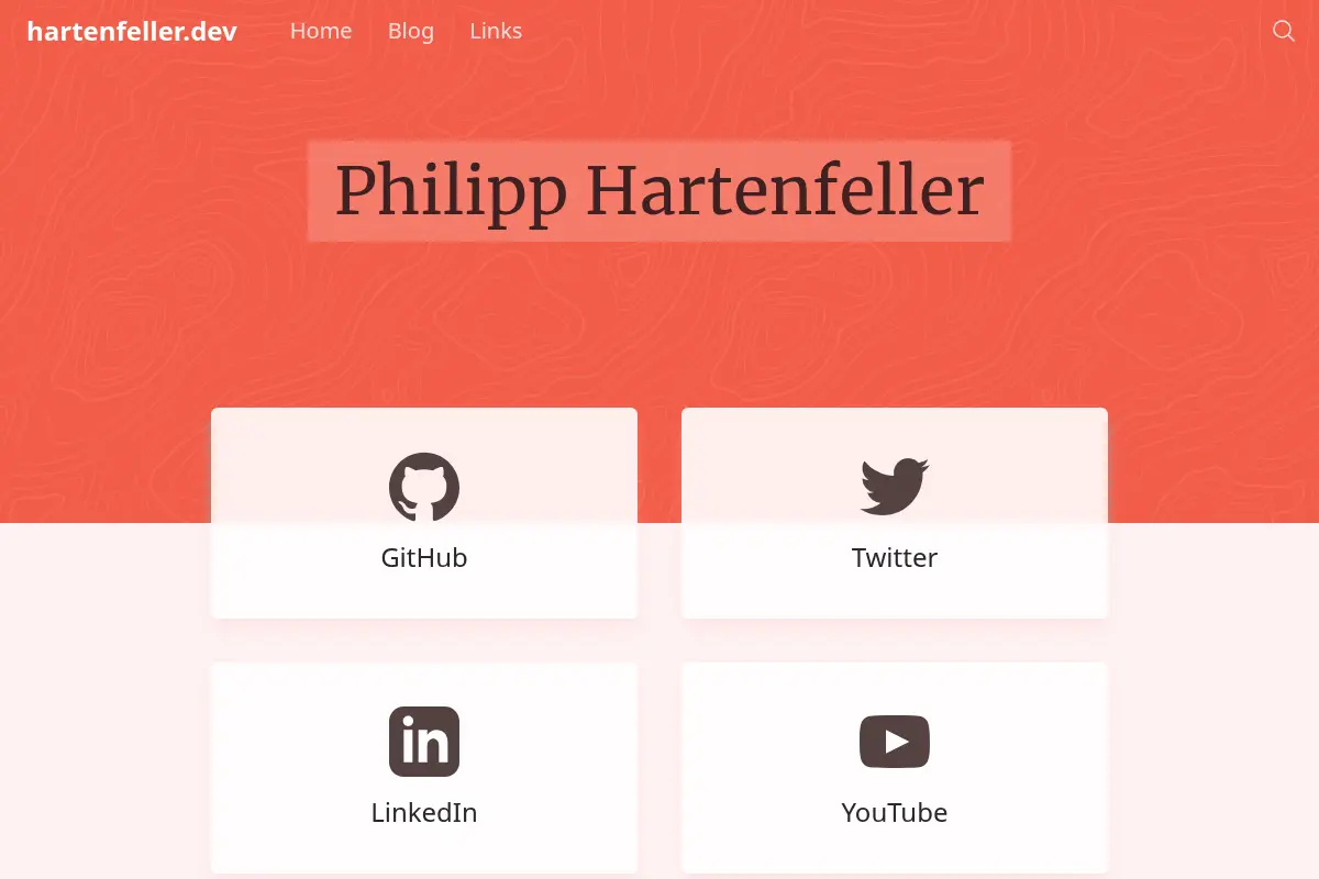 Philipp Hartenfeller's Portfolio