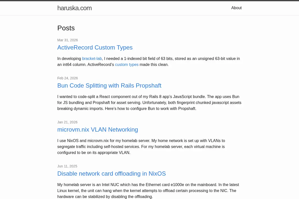 haruska.com | notes, commentary and opinions on tech