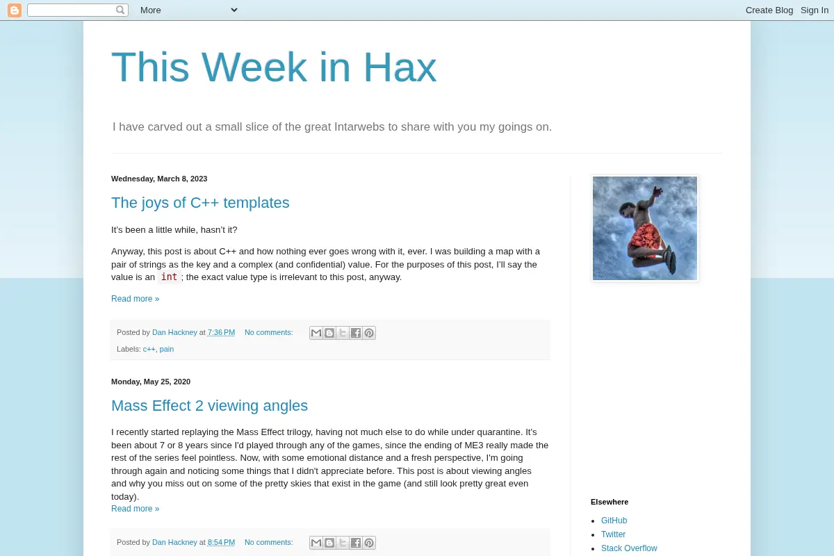 This Week in Hax