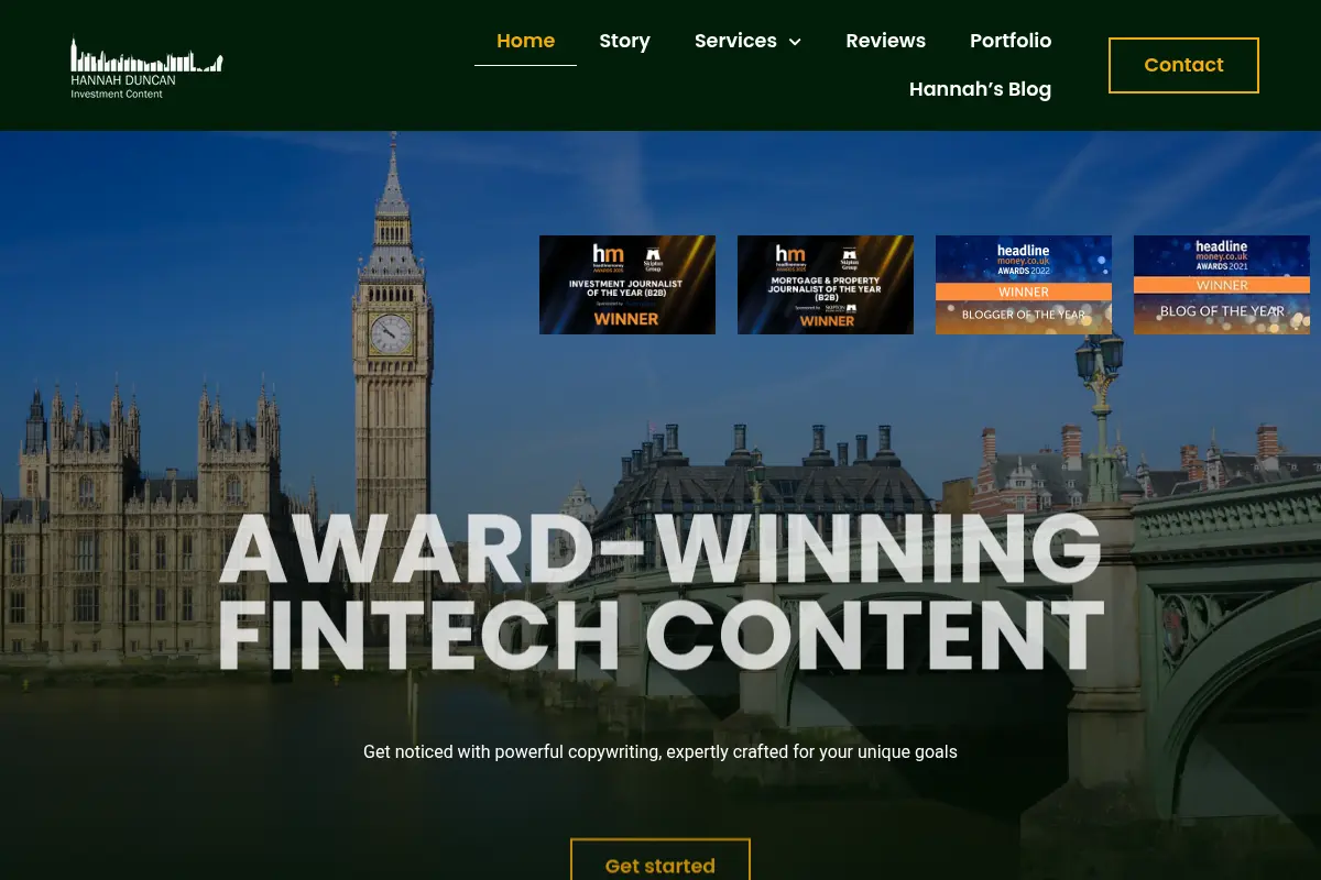 Hannah: Freelance Writer for Fintech and Financial Services