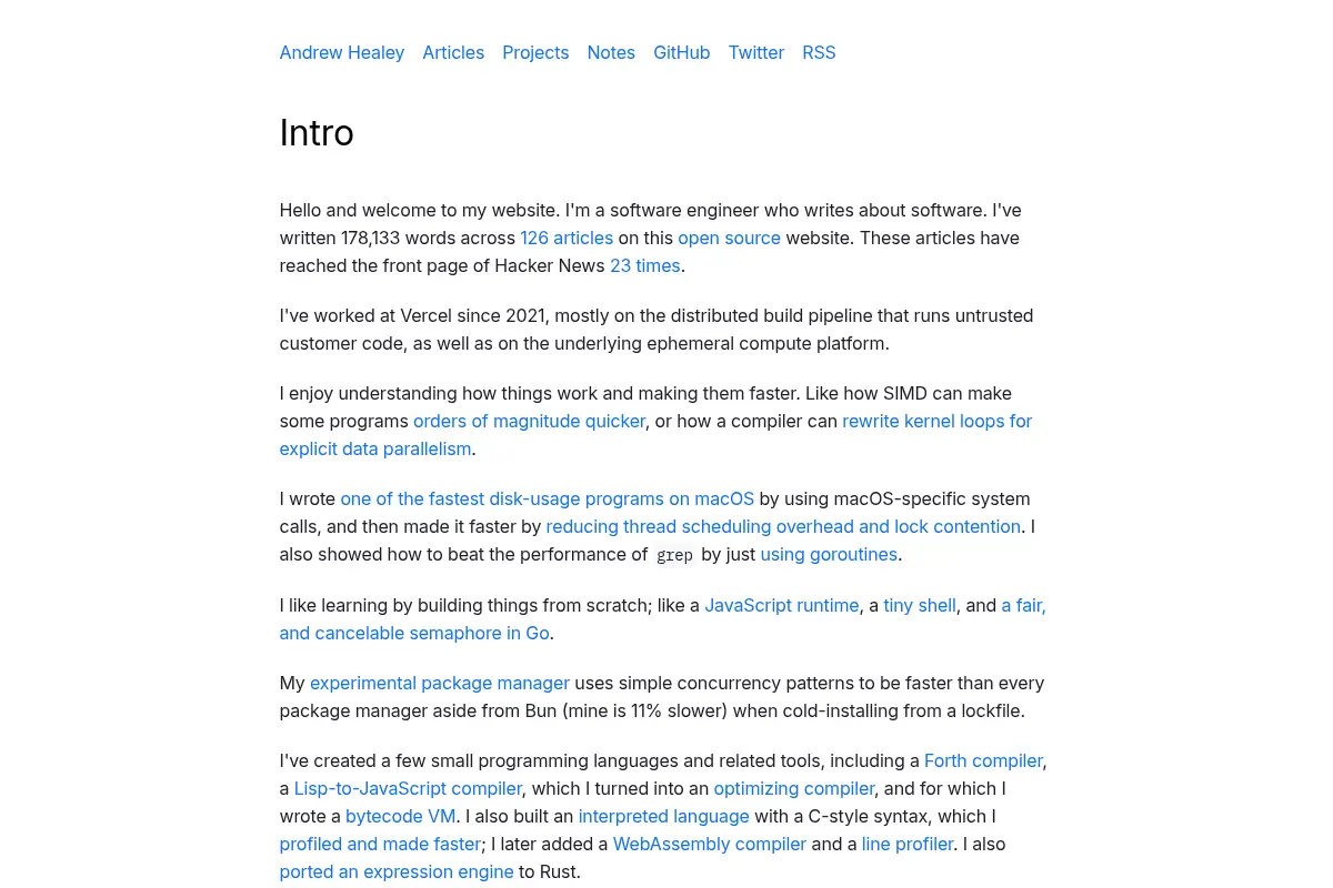 Blog — Andrew Healey