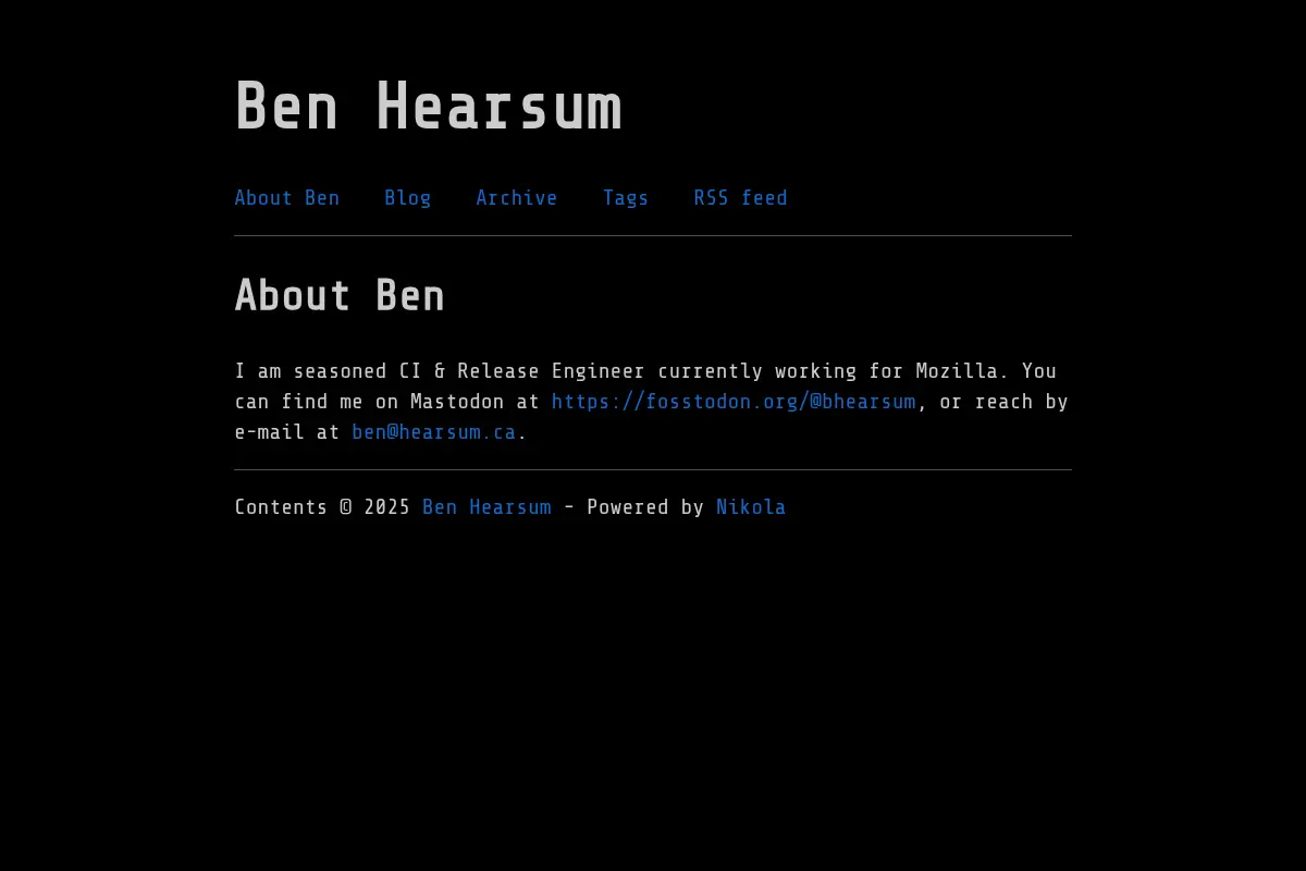 Ben Hearsum