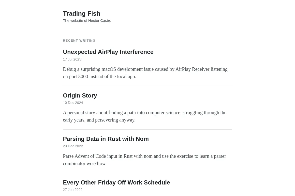 Trading Fish