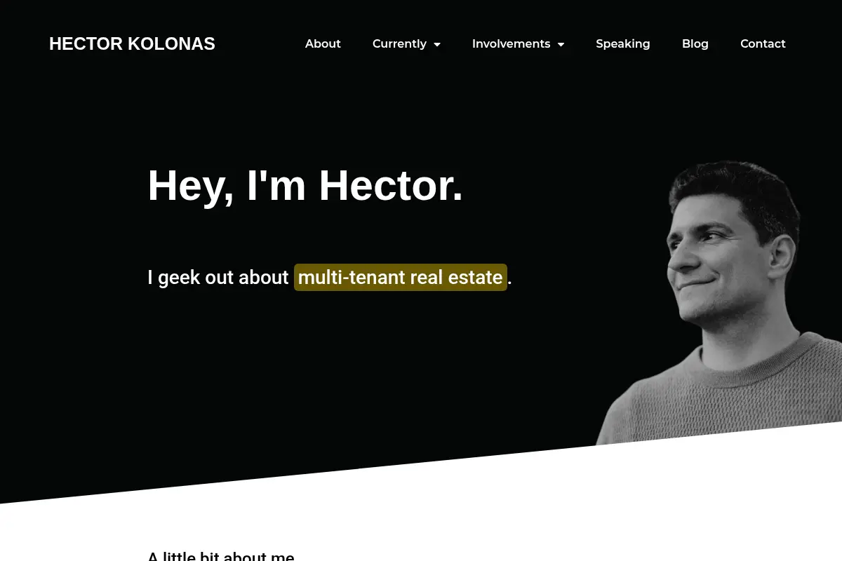 Hector Kolonas - flex workspace geek and technologist