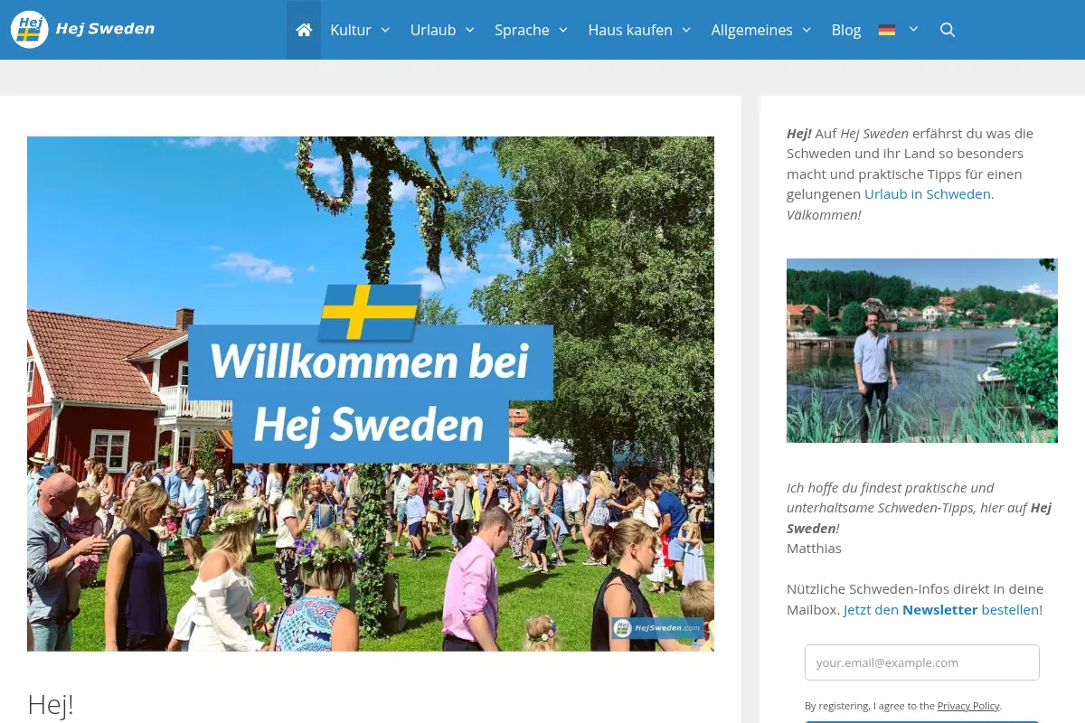 Schweden Tipps & Infos für einen gelungenen Urlaub in Schweden - Hej Sweden