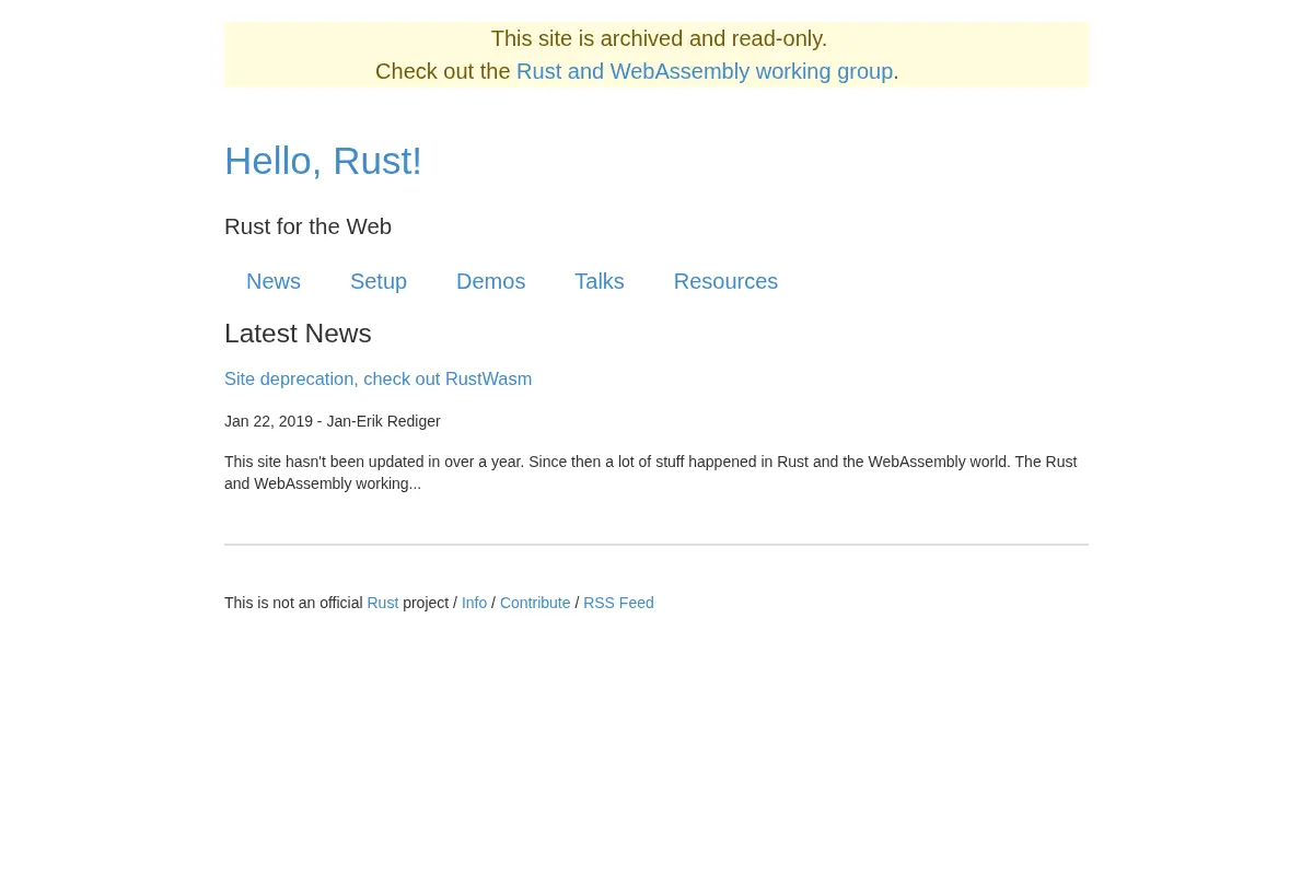 Hello, Rust!