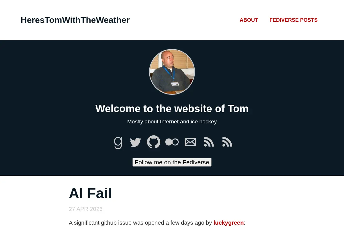 HeresTomWithTheWeather
