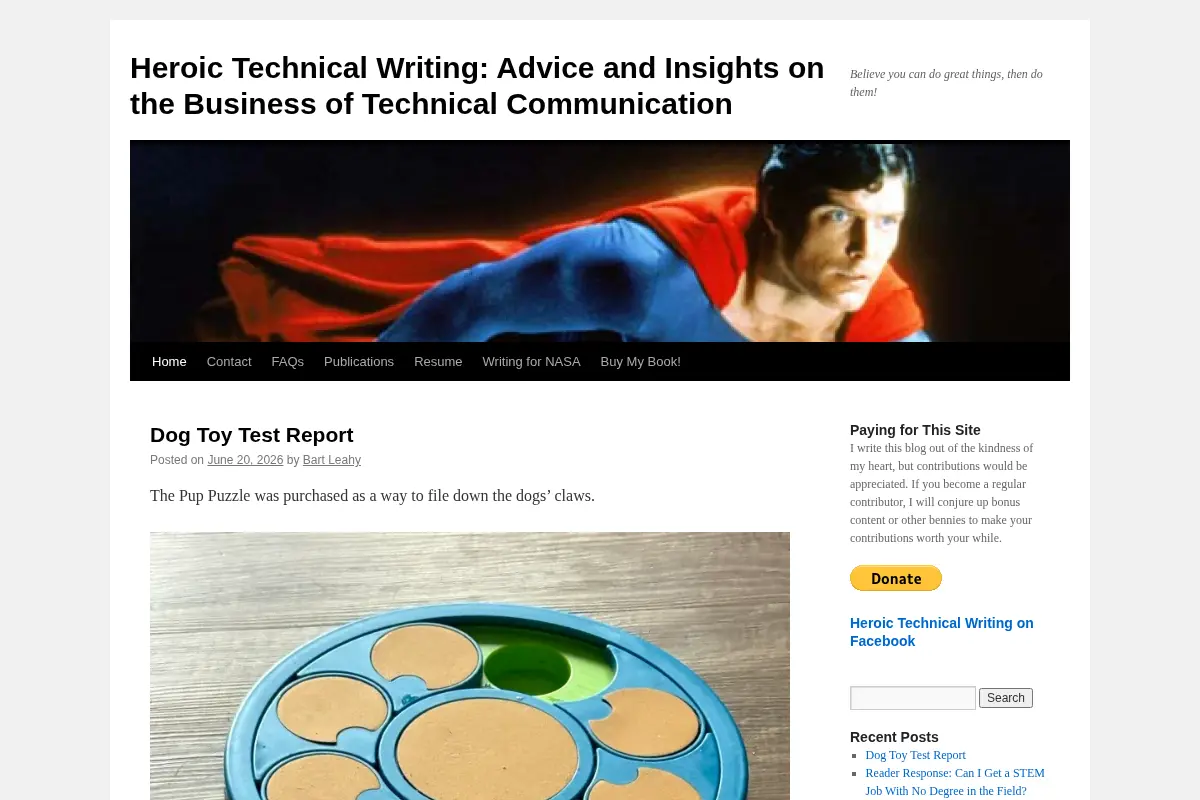 Heroic Technical Writing
