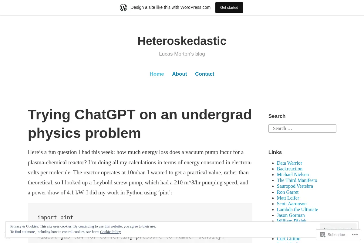 Heteroskedastic - Lucas Morton's blog