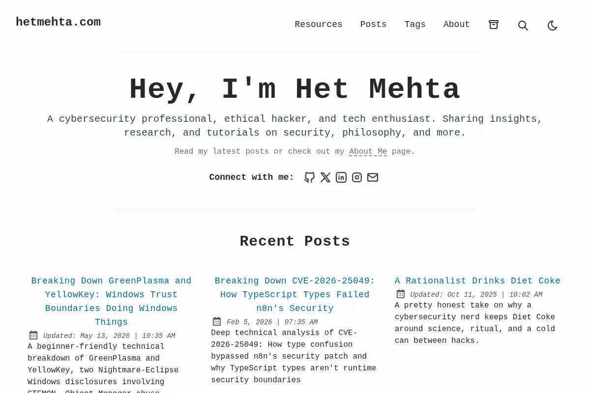 hetmehta.com