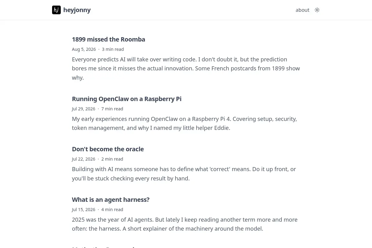 heyjonny - blog