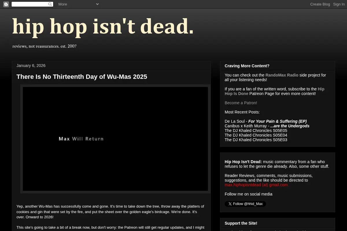 hip hop isn't dead.