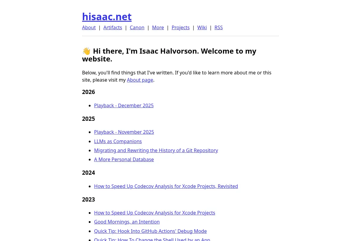 hisaac.net