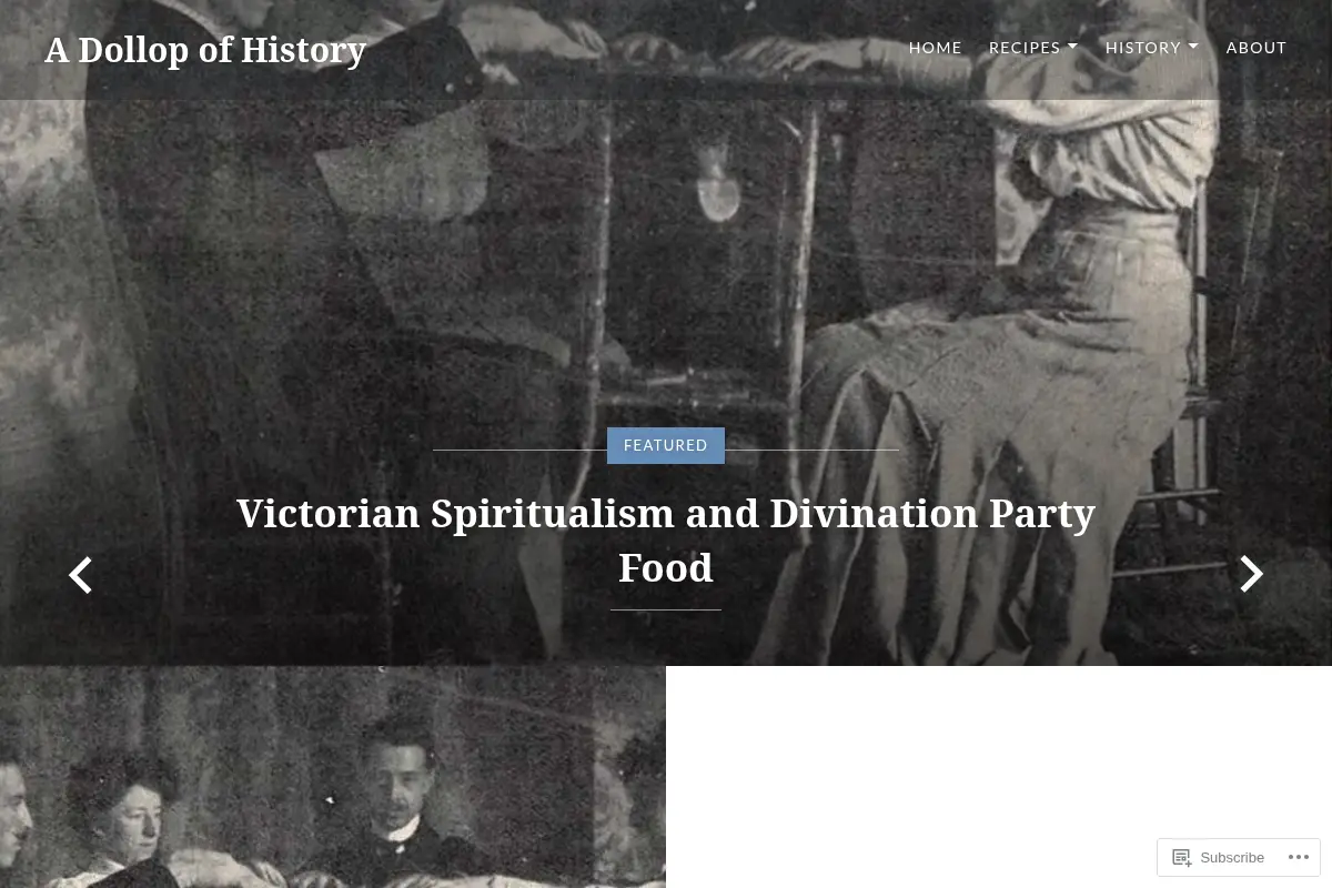 A Dollop of History