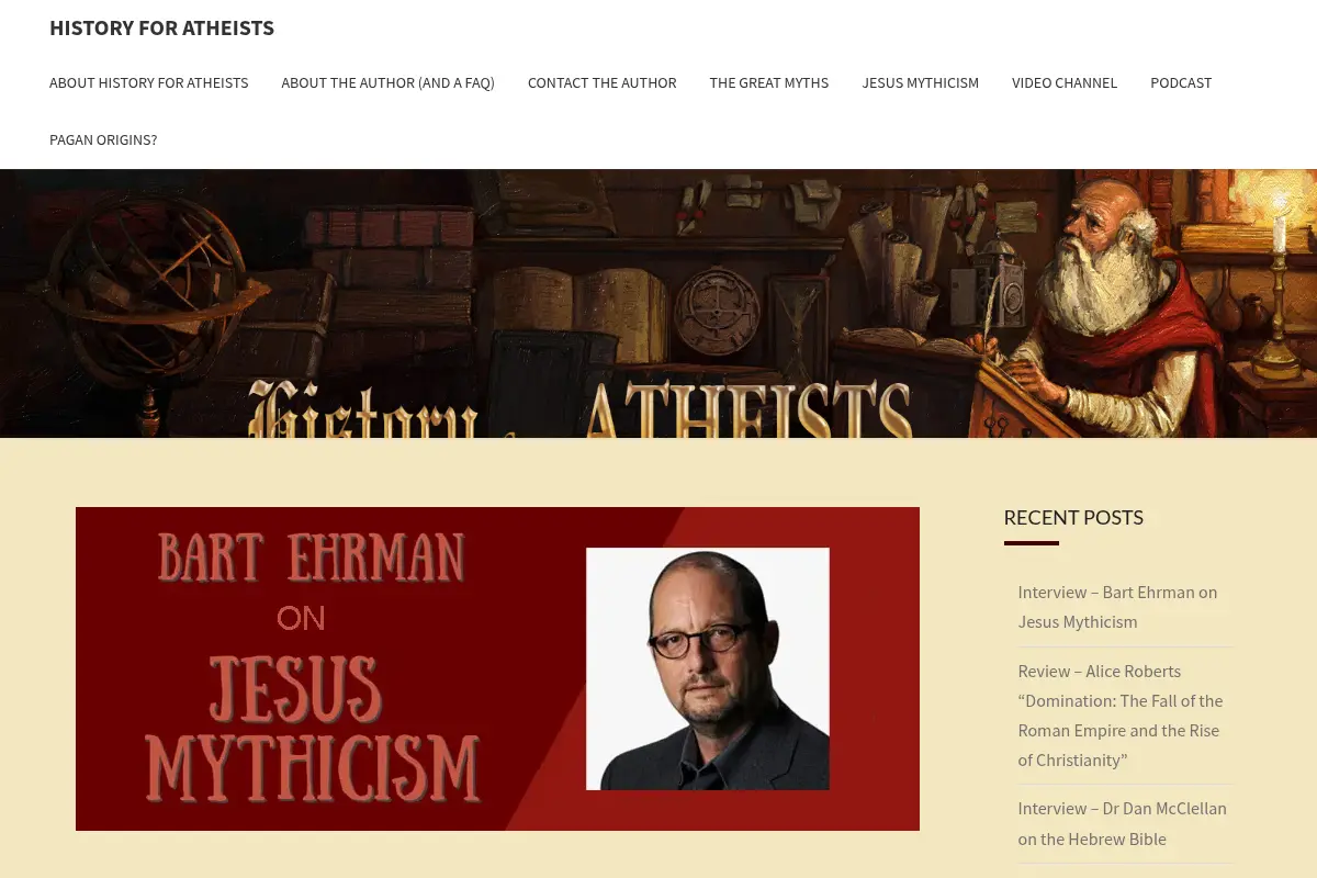 History for Atheists