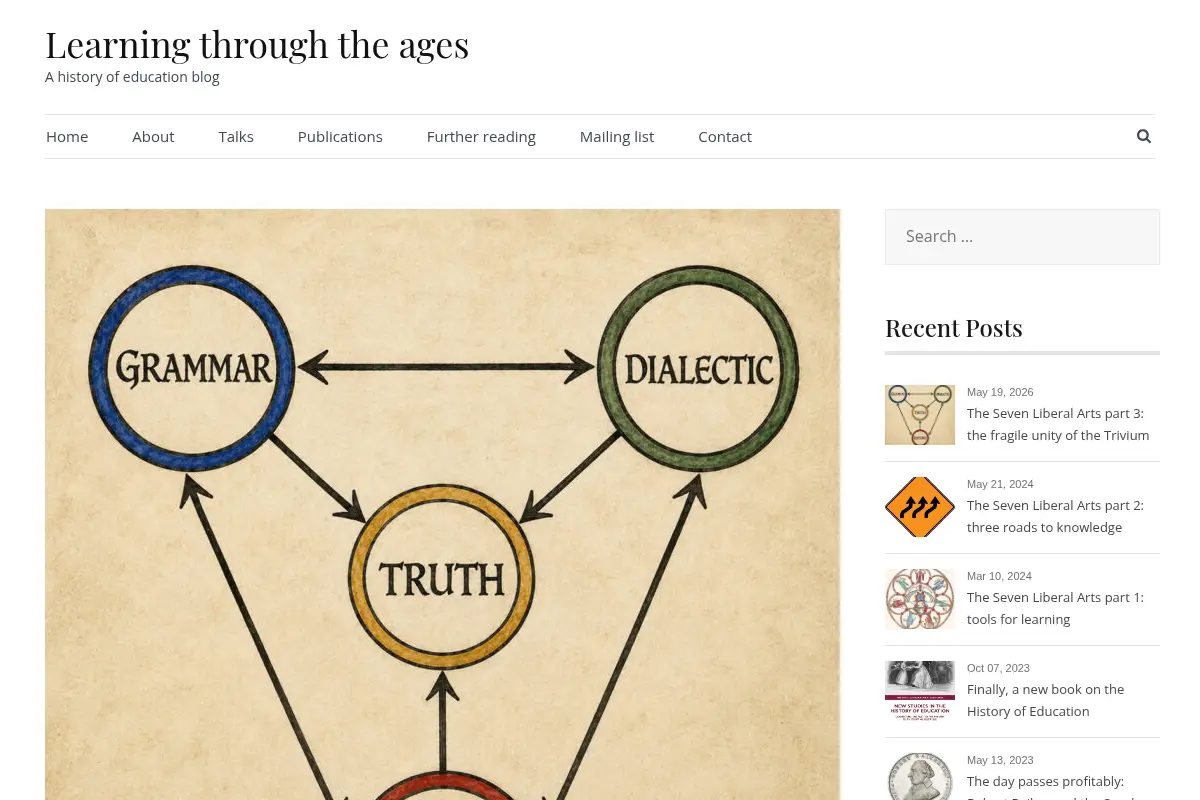 Learning through the ages – A history of education blog