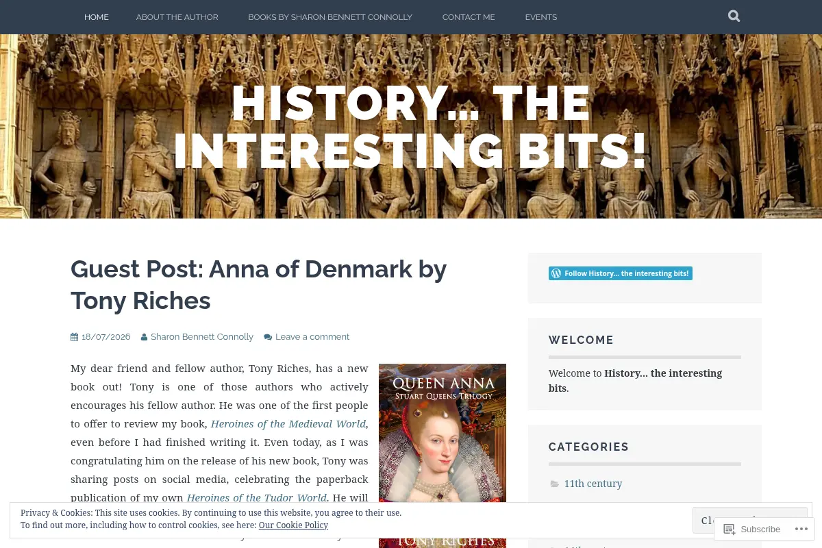 History… the interesting bits!