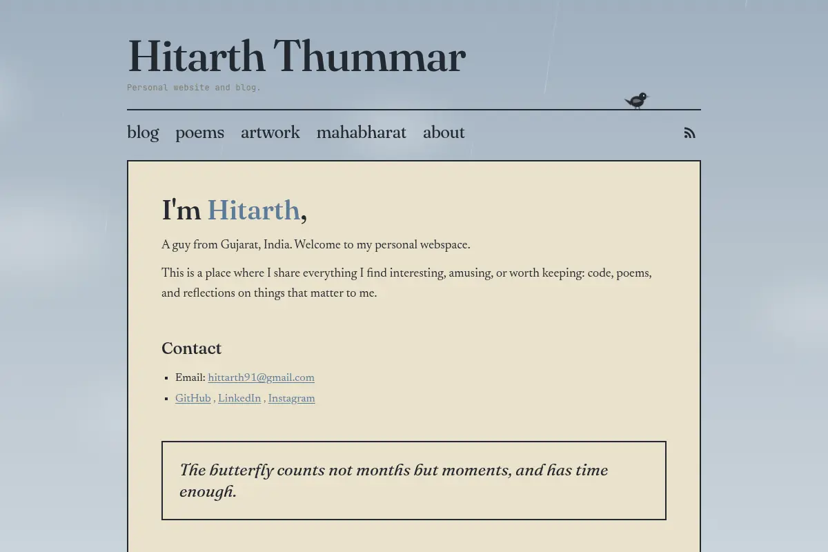 hitarththummar.xyz