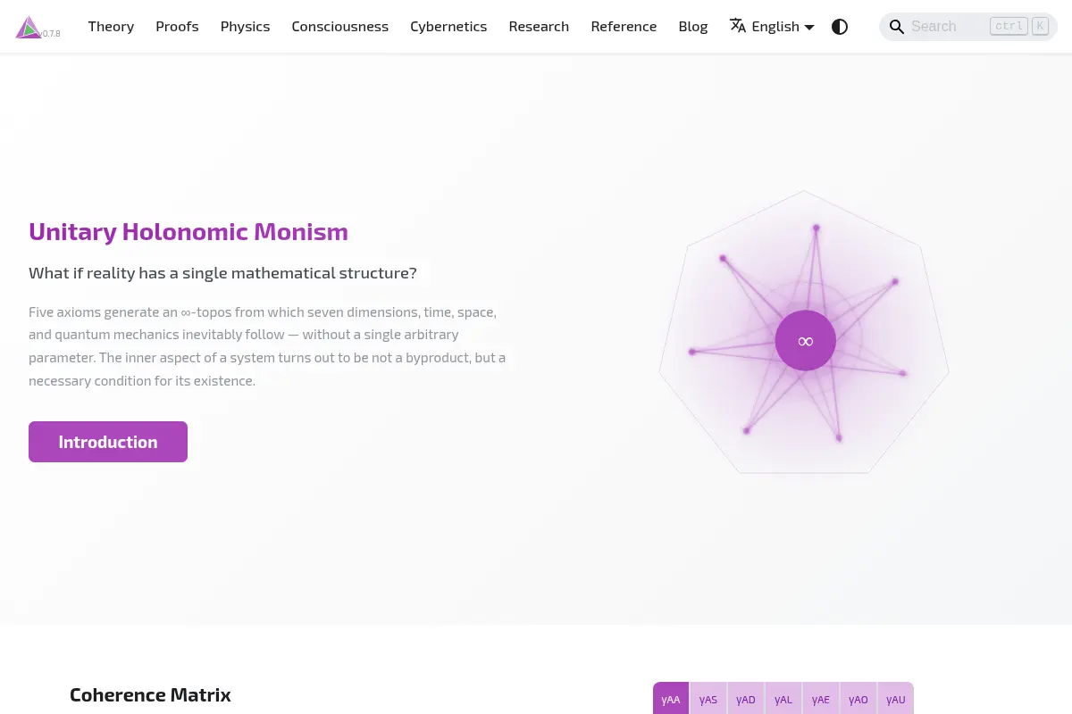 Unitary Holonomic Monism