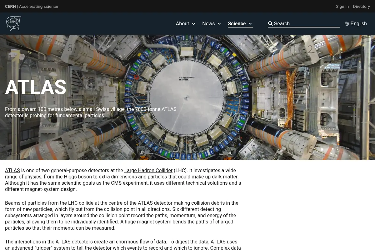 ATLAS – Home | CERN