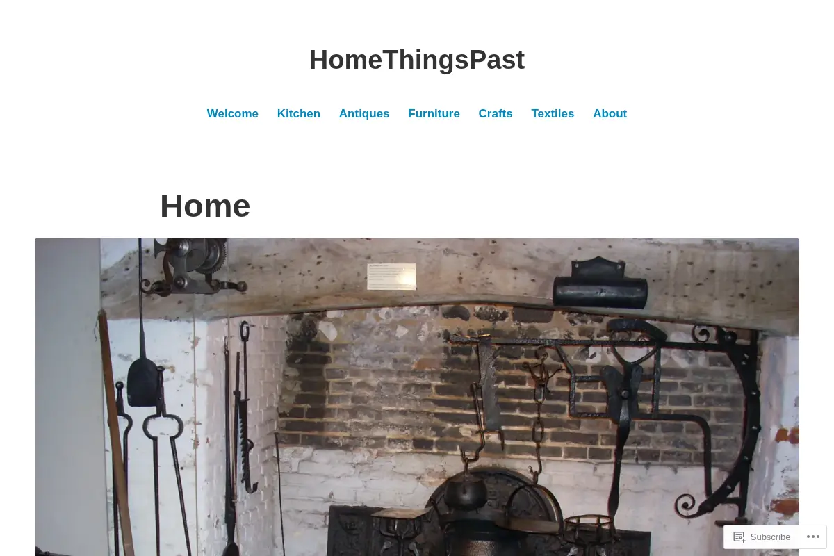 HomeThingsPast