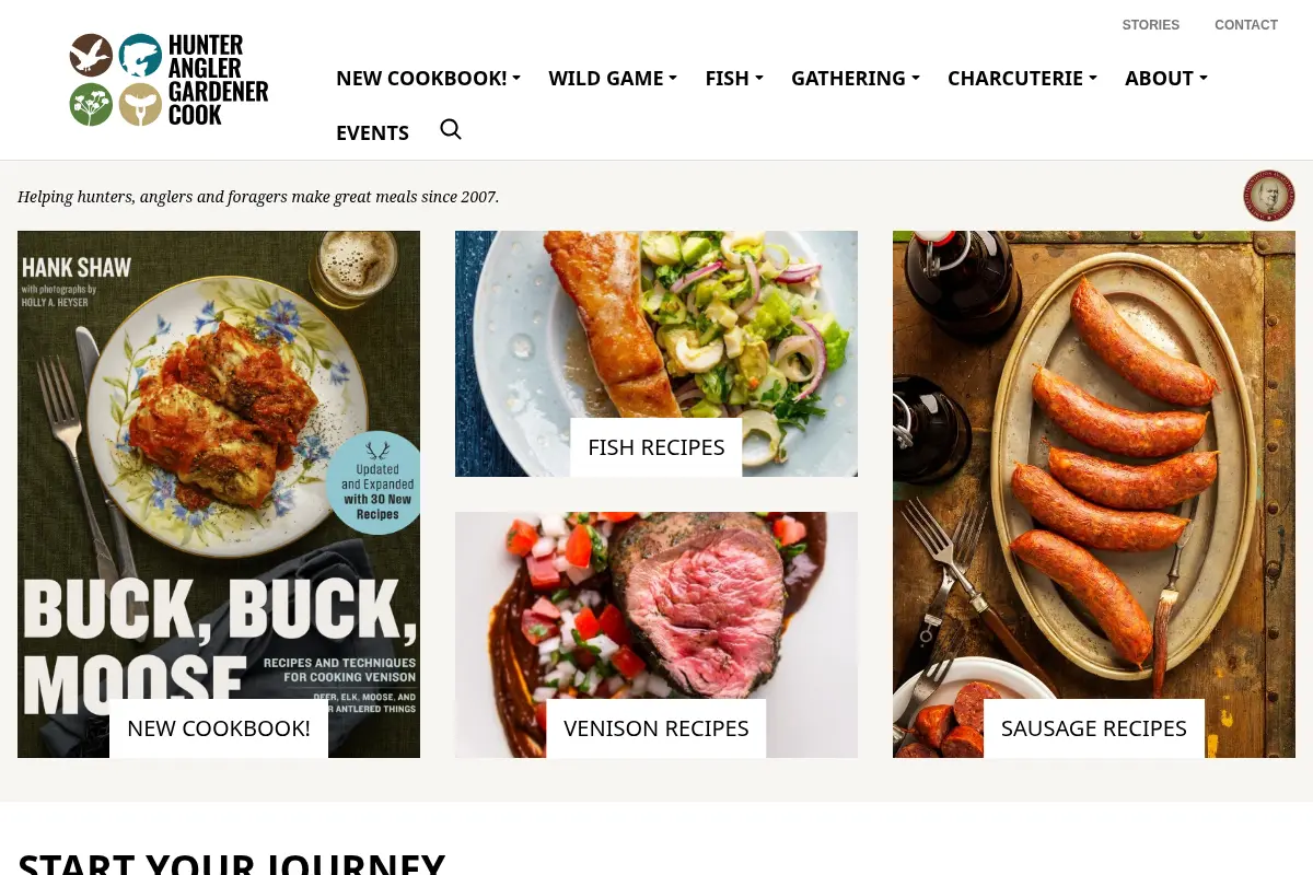 Hunter Angler Gardener Cook