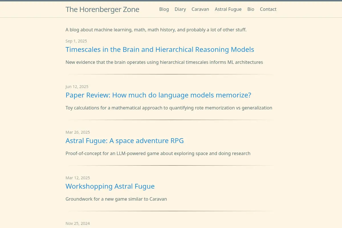The Horenberger Zone