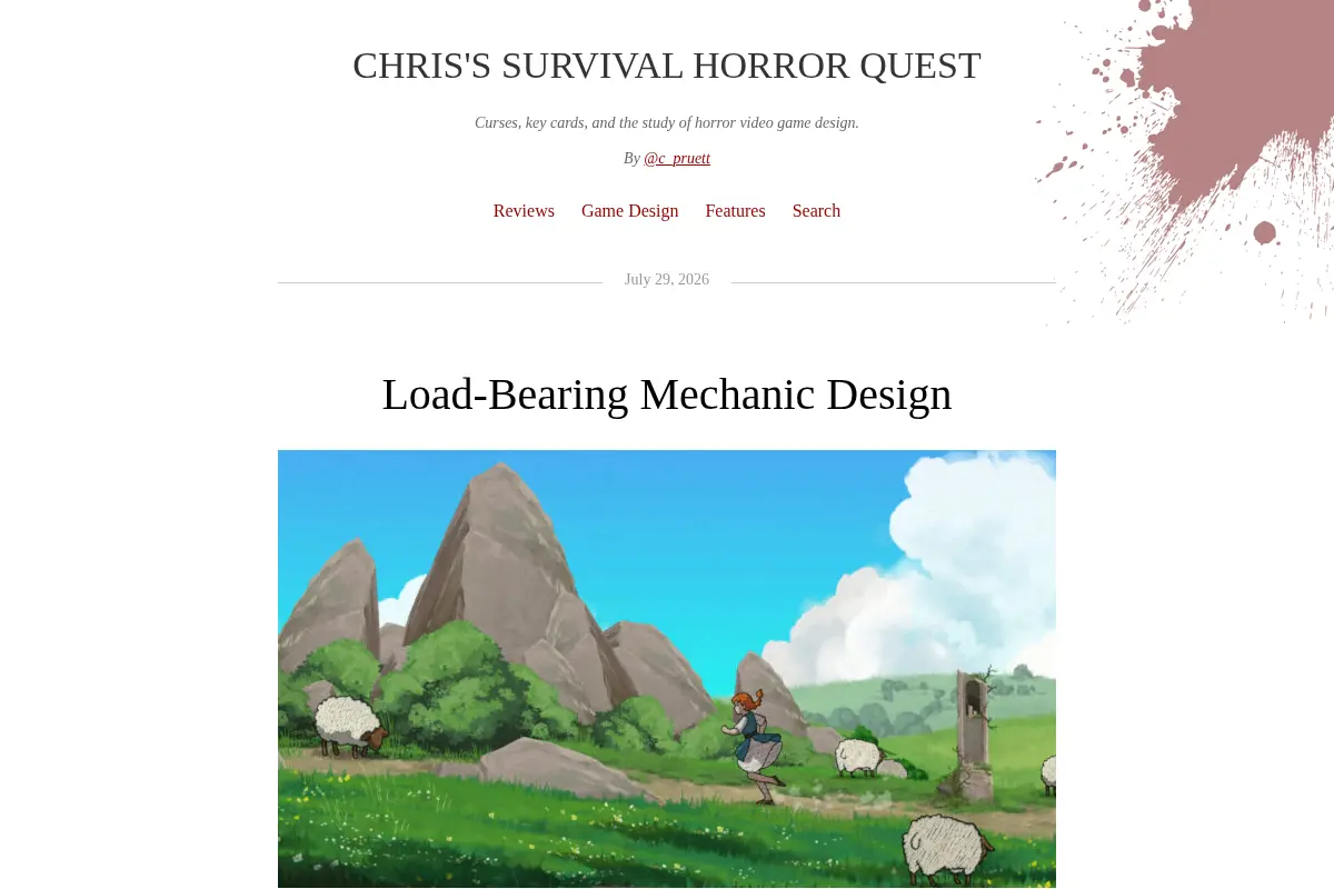 Chris's Survival Horror Quest