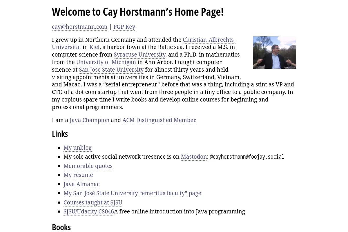 Cay Horstmann's Home Page