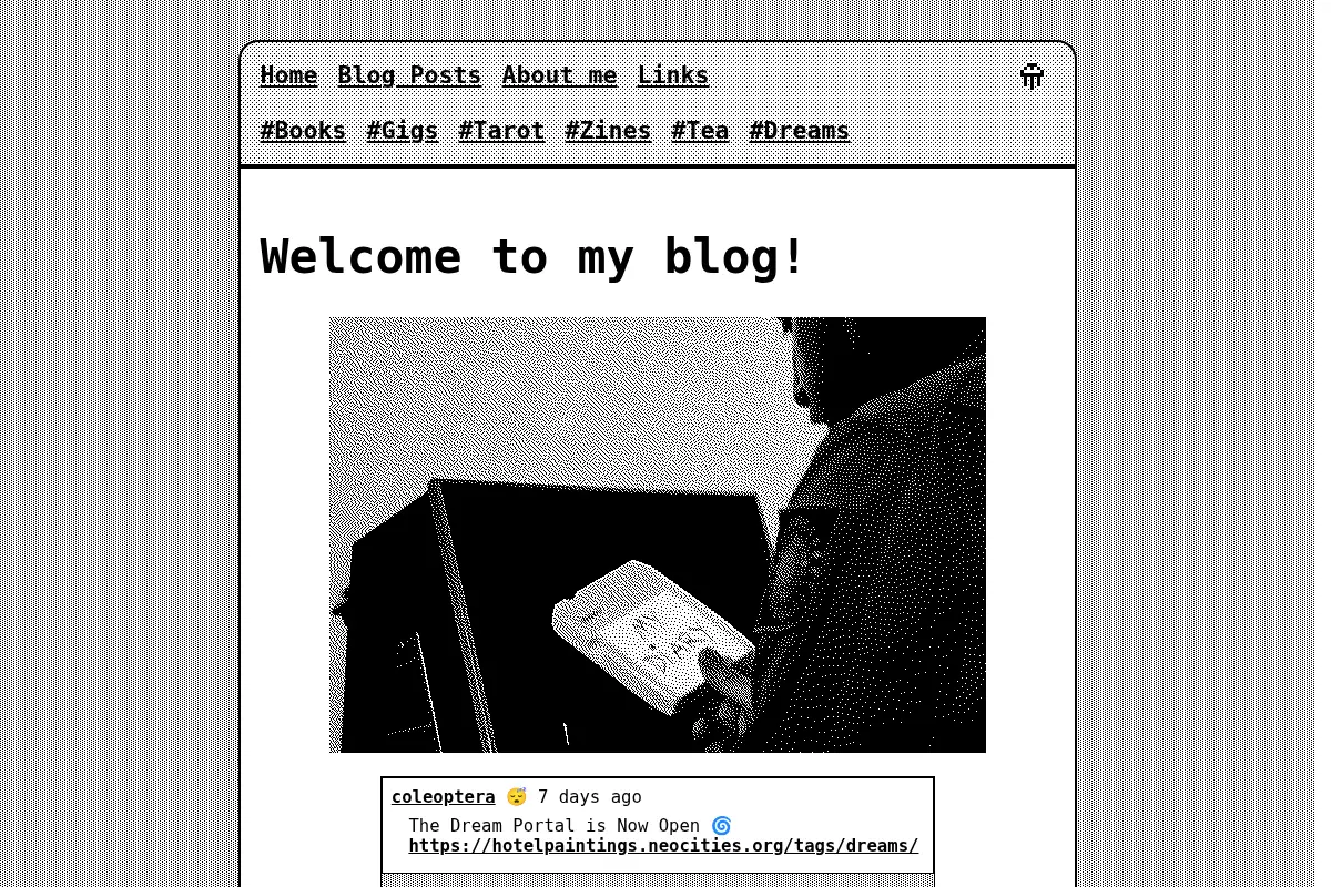 Welcome to my blog!