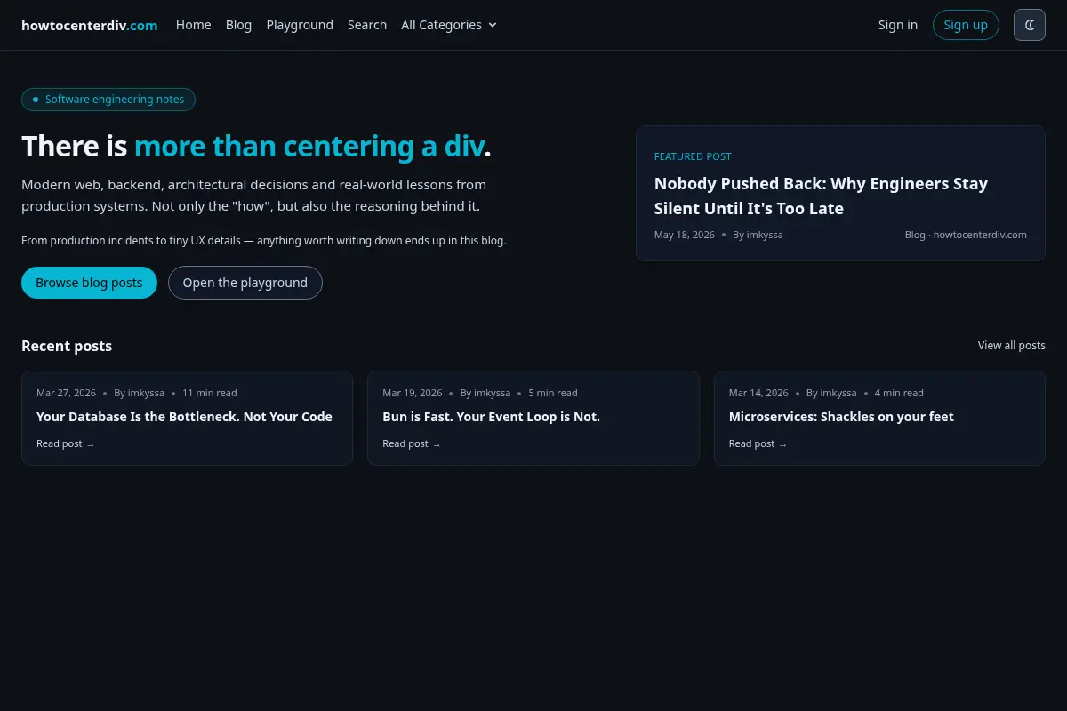 How to Center a Div