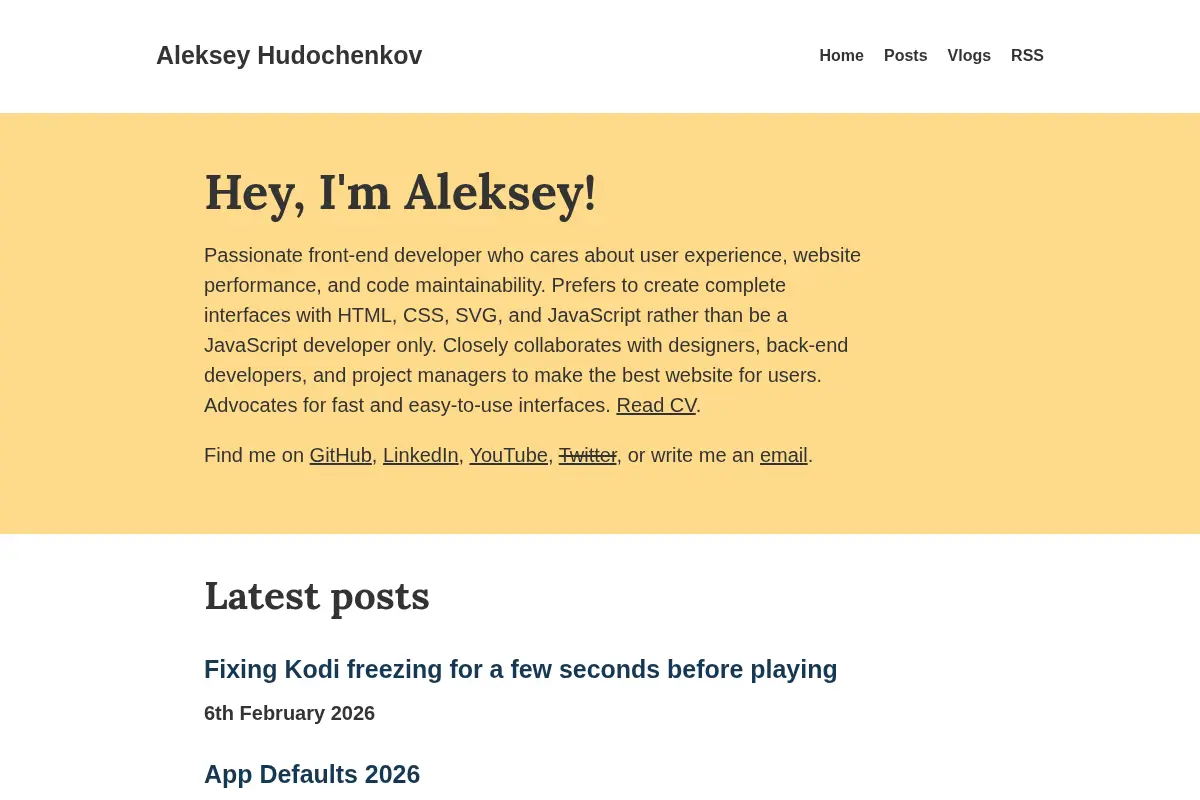 Aleksey Hudochenkov