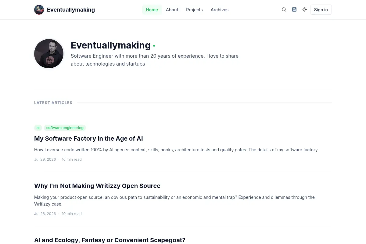 Eventuallymaking
